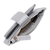 Julia Buxton Bifold Slim Card Case Womens Rfid Blocking Accordian Wallet