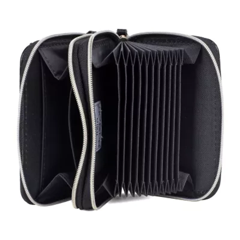 Julia Buxton Wizard Womens RFID Blocking Accordian Wallet