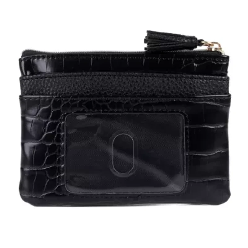 Julia Buxton Large Id Coin Case Womens RFID Blocking Wallet