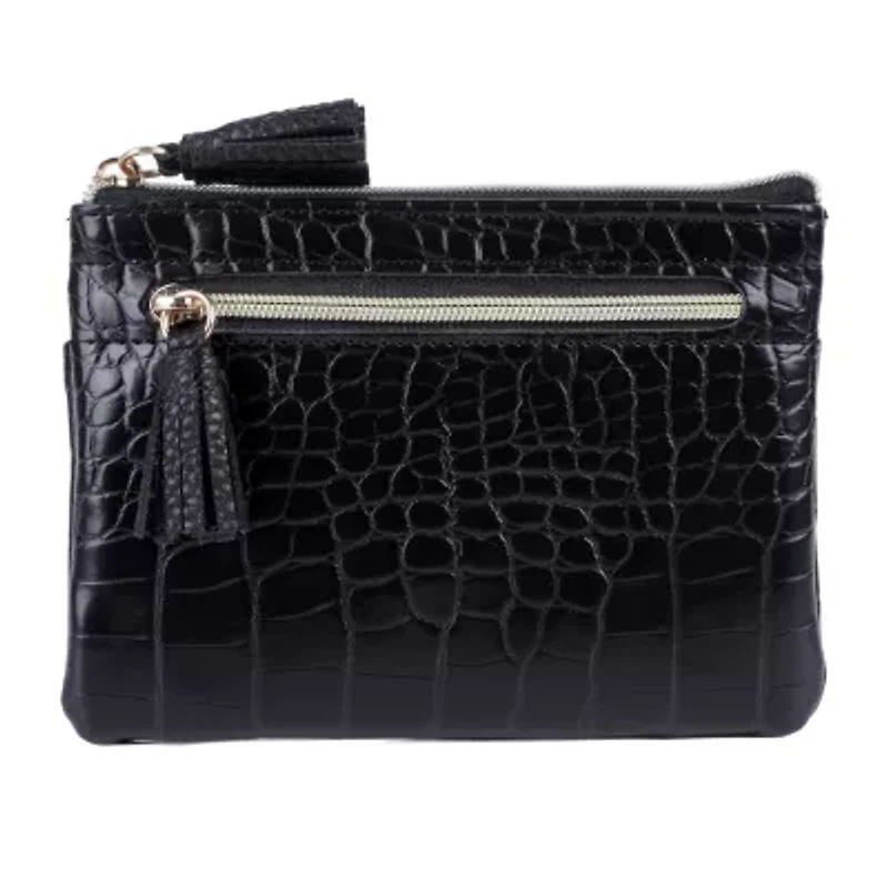 Julia Buxton Large Id Coin Case Womens RFID Blocking Wallet
