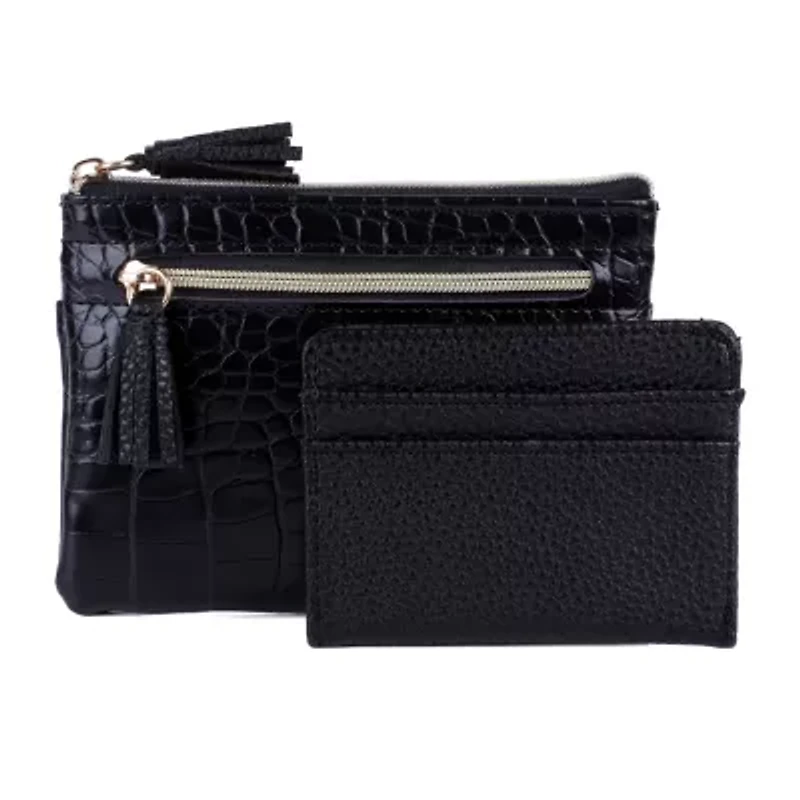 Julia Buxton Large Id Coin Case Womens RFID Blocking Wallet