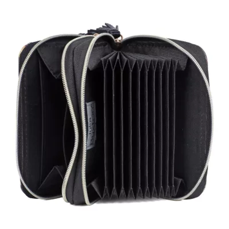 Julia Buxton Wizard Womens Rfid Blocking Accordian Wallet