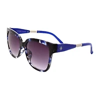 Adrienne Vittadini Oversized Catty Womens Uv Protection Square Sunglasses