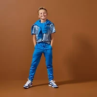 Xersion Little & Big Kid Boys Cuffed Regular Fit Fleece Jogger Pant