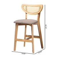 Dannell 2-pc. Counter Height Bar Stool