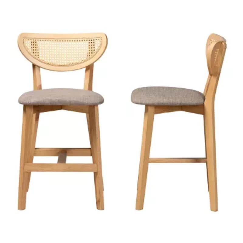 Dannell 2-pc. Counter Height Bar Stool