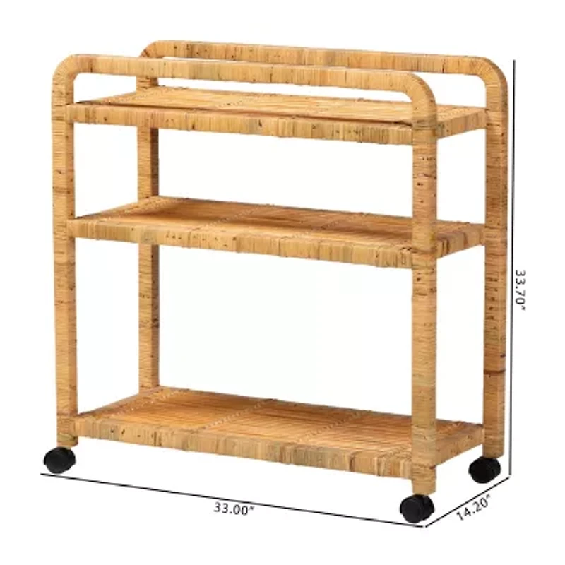 Delphine Serving Cart