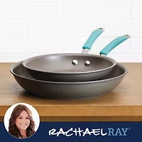 Rachael Ray Cucina Hard Anodized Twin Pack Skillet Set