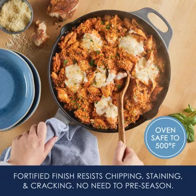 Rachael Ray NITRO Cast Iron 12" Skillet