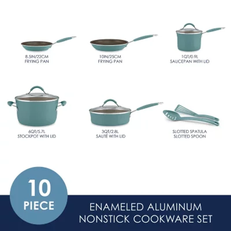 Rachael Ray Cucina -pc. Non-Stick Cookware Set
