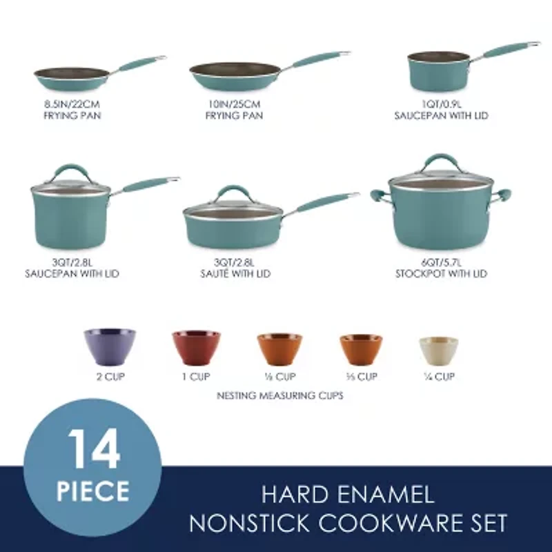 Rachael Ray Cucina 14-pc. Non-Stick Cookware Set