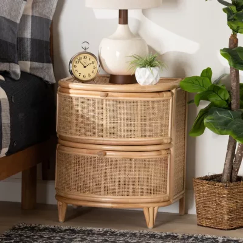 Oleta 2-Drawer Nightstand