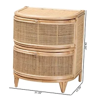 Oleta 2-Drawer Nightstand