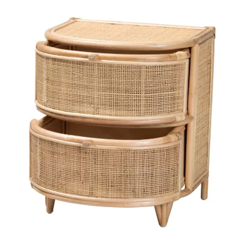 Oleta 2-Drawer Nightstand