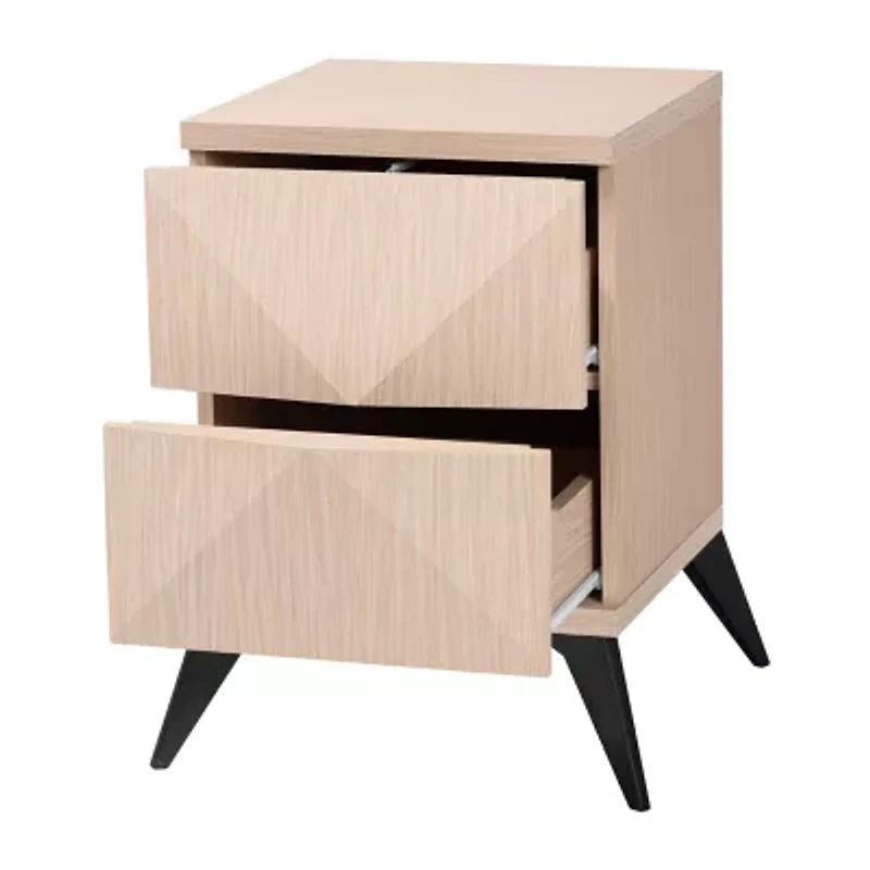 Draper 2-Drawer Nightstand