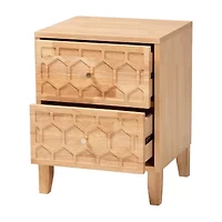 Hosea 2-Drawer Nightstand