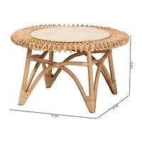 Elani Rattan Coffee Table