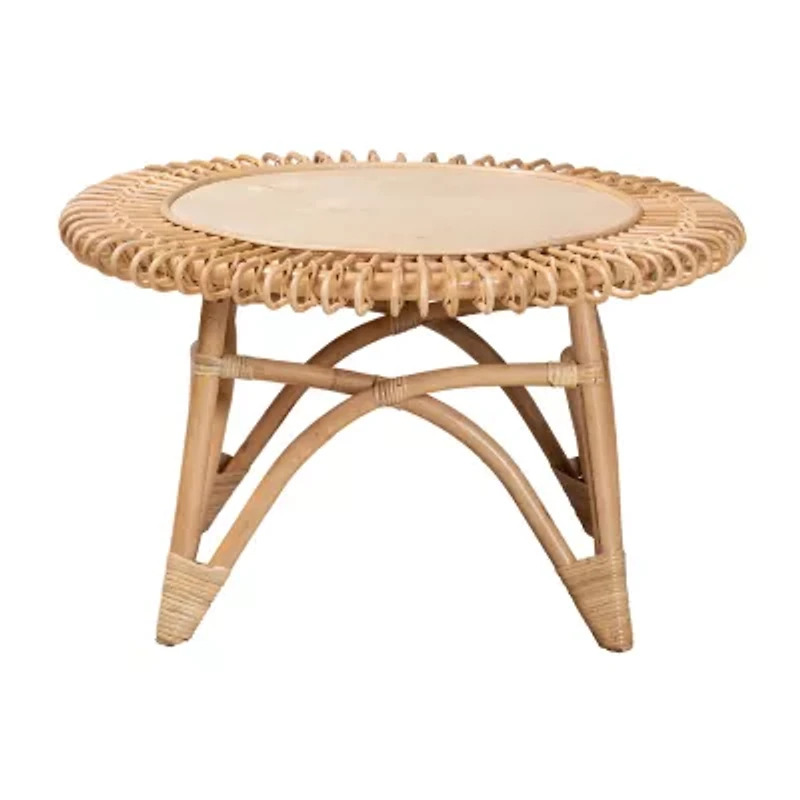Elani Rattan Coffee Table
