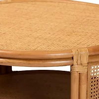 Louis 1-Drawer Rattan Coffee Table