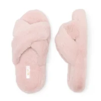 Mixit Criss Cross Womens Slip-On Slippers