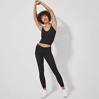 Mixit Womens High Rise Knit 29" Full Length Leggings