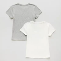 Xersion Little & Big Kid Girls Crew Neck Short Sleeve Regular Fit 2-pc. Graphic T-Shirt