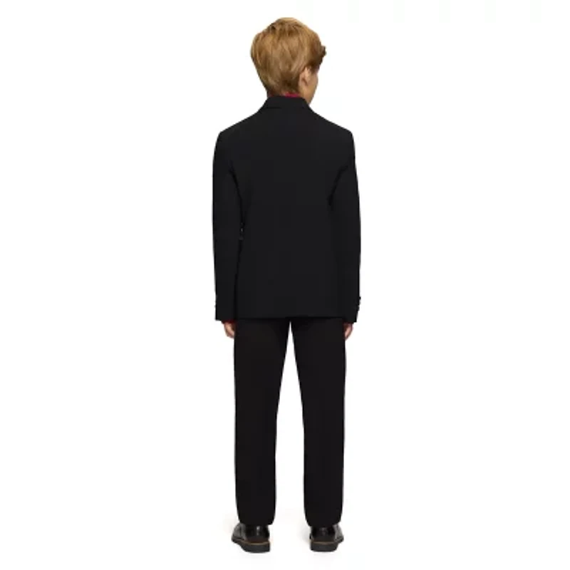 Van Heusen Little & Big Kid Boys Stretch Fabric Long Sleeve Point Collar Shirt + Tie Set