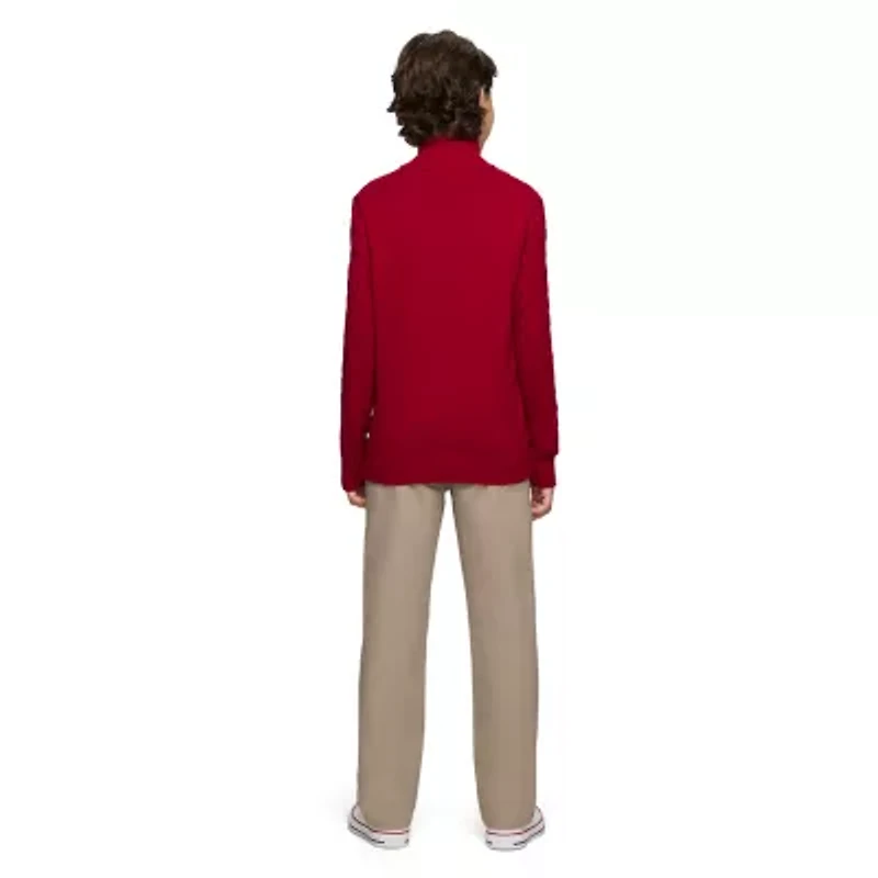 IZOD Little & Big Kid Boys Straight Regular Fit Flat Front Pant