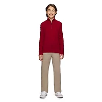 IZOD Little & Big Kid Boys Straight Regular Fit Flat Front Pant