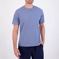 Hanes Mens Crew Neck Short Sleeve 2-pc. Pajama Sets