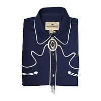 Western Express Silver Concho Tie