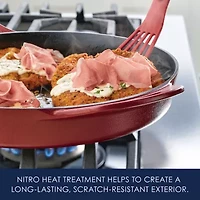 Rachael Ray Nitro Cast Iron 14" Skillet with Side Handles