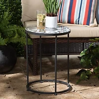 Kaden Glass Side Table