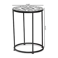Kaden Glass Side Table