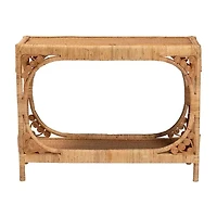 Ramona Rattan Console Table