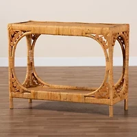 Ramona Rattan Console Table