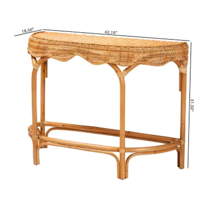 Wakana Rattan Console Table