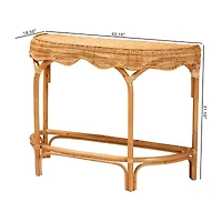 Wakana Rattan Console Table
