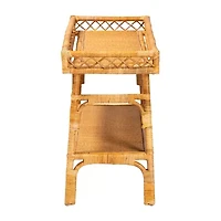 Savitri Rattan Console Table