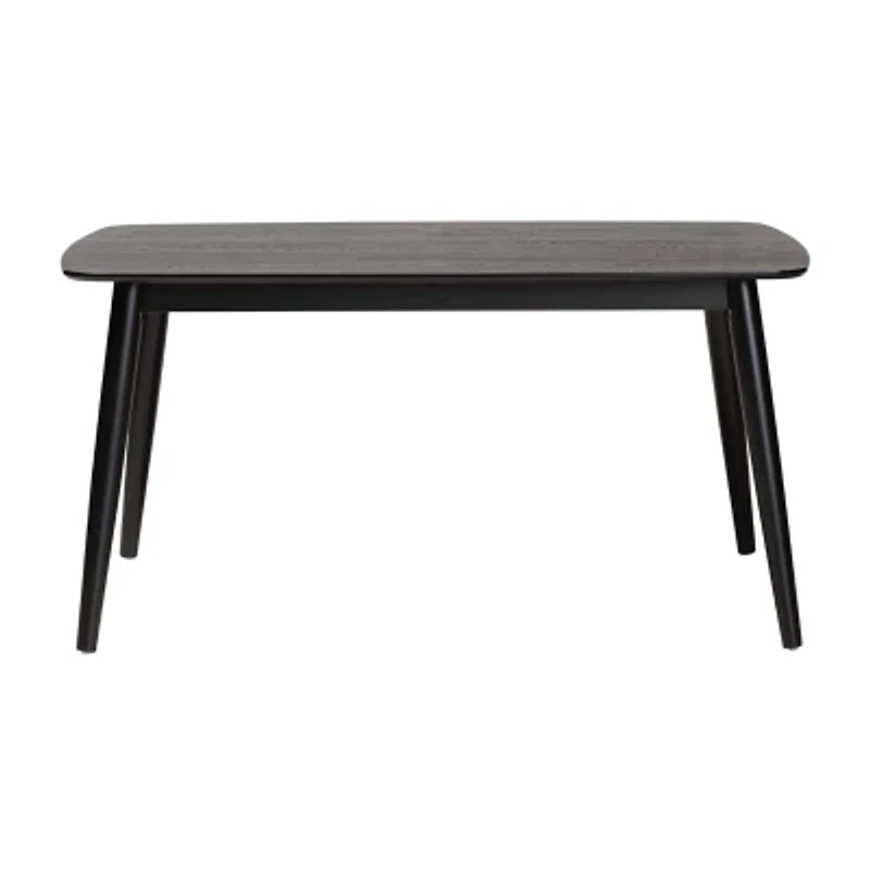 Flora Rectangular Wood-Top Dining Table