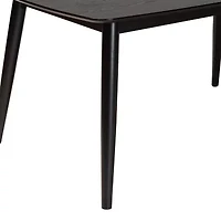 Flora Rectangular Wood-Top Dining Table