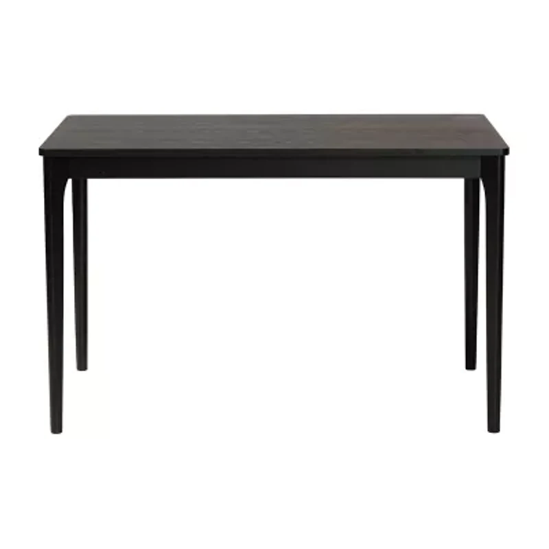 Sherwin Rectangular Wood-Top Dining Table