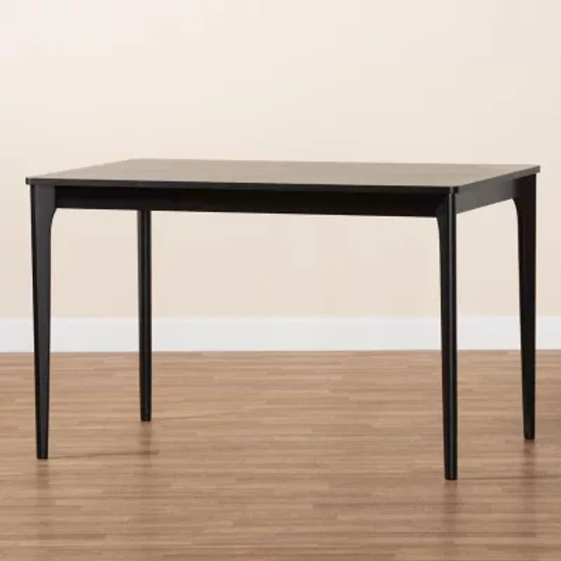 Sherwin Rectangular Wood-Top Dining Table
