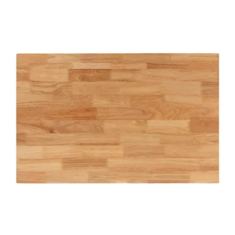 Eveline Rectangular Wood-Top Dining Table