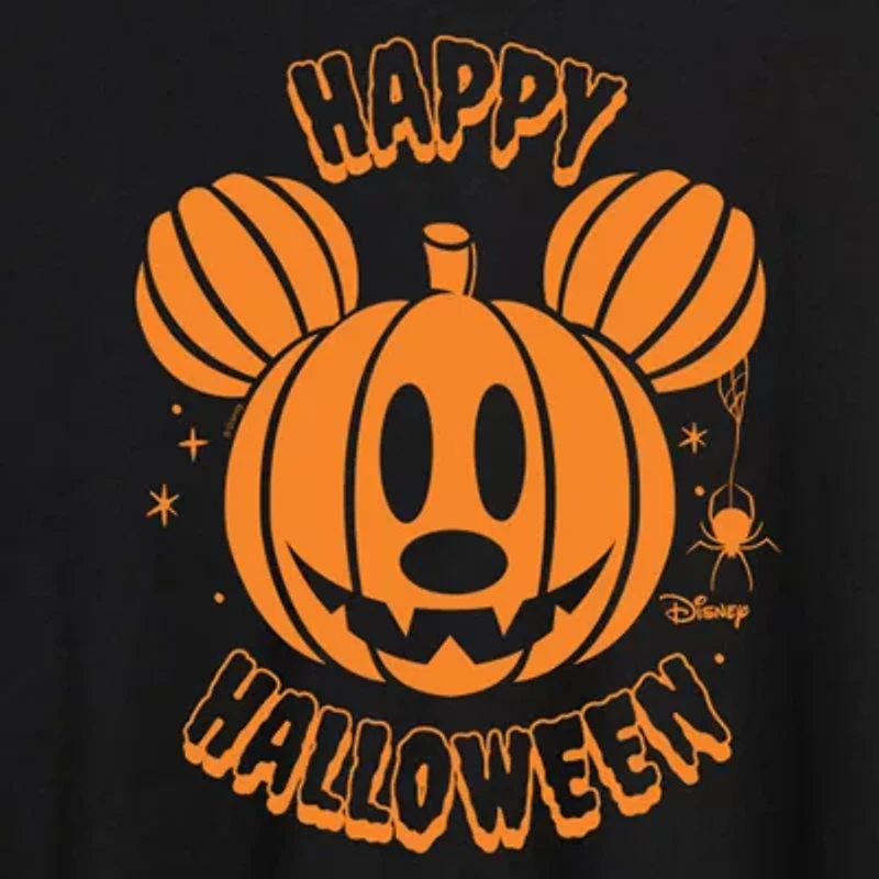 Womens Crew Neck Short Sleeve Mickey and Friends Graphic T-Shirt