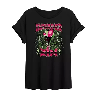 Womens Crew Neck Short Sleeve Graphic T-Shirt