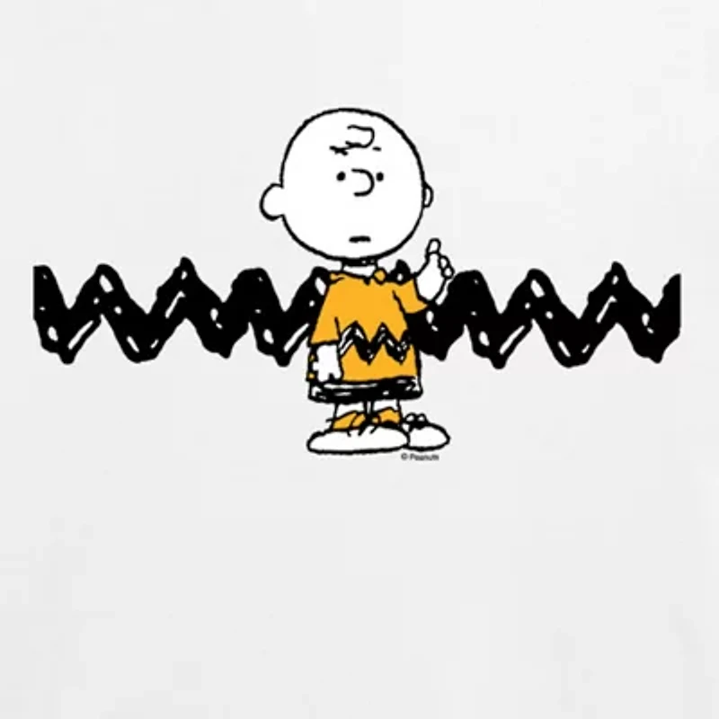 Womens Crew Neck Short Sleeve Peanuts Graphic T-Shirt