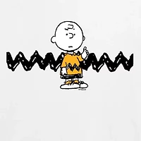 Womens Crew Neck Short Sleeve Peanuts Graphic T-Shirt