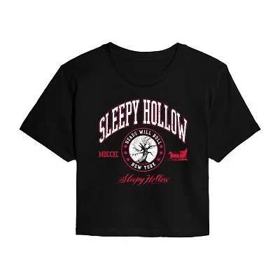 Womens Crew Neck Short Sleeve Graphic T-Shirt