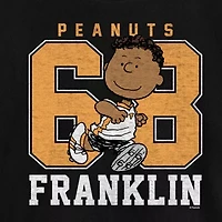 Womens Crew Neck Short Sleeve Peanuts Graphic T-Shirt